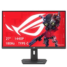 ASUS ROG STRIX 27" WQHD 2560x1440 Fast IPS 180Hz 1ms (GTG) Height Adjustable 1x HDMI 2.0 1x DisplayPort 1.4 1x USB-C Gaming Monitor, XG27ACS