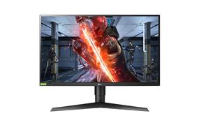 LG UltraGear 27" QHD 2560x1440 IPS 144Hz 1ms Height Adjustable 2x HDMI 1x DisplayPort 1.4  Gaming Monitor, 27GL83A-B