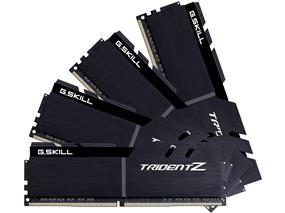 G.SKILL Trident Z 64GB (4x16GB) DDR4 3600MHz CL17 Black 1.35V Desktop Memory (F4-3600C17Q-64GTZKK)