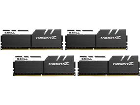 G.SKILL Trident Z 64GB (4x16GB) DDR4 3600MHz CL17 Black 1.35V Desktop Memory (F4-3600C17Q-64GTZKW)
