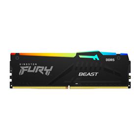 KINGSTON FURY Beast RGB 32GB (2x16GB) DDR5 5200MHz CL36 Black 1.25V UDIMM - Desktop Memory - INTEL XMP/ AMD EXPO (KF552C36BBEAK2-32)