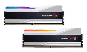 G.SKILL Trident Z5 RGB 64GB (2x32GB) DDR5 6400MHz CL32 Silver 1.4V Unbuffered - Desktop Memory - INTEL XMP (F5-6400J3239G32GX2-TZ5RS)
