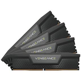 CORSAIR Vengeance 64GB (4x16GB) DDR5 6200MHz CL32 Black 1.4V Desktop Memory (CMK64GX5M4B6200C32)