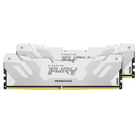 KINGSTON FURY Renegade 32GB (2x16GB) DDR5 6000MHz CL32 White 1.35V UDIMM - Desktop Memory - INTEL XMP (KF560C32RWK2-32)