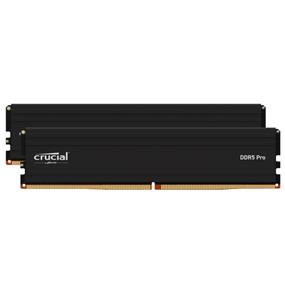 CRUCIAL Pro 32GB (2x16GB) DDR5 5600MHz CL46 Black 1.1V - Desktop Memory - INTEL XMP/ AMD EXPO (CP2K16G56C46U5)