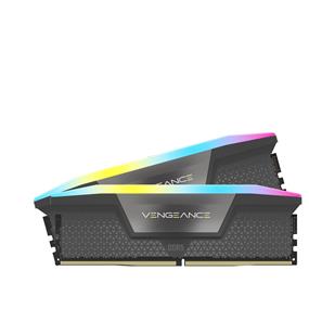 CORSAIR Vengeance RGB 32GB (2x16GB) DDR5 5600MHz CL40 Grey 1.25V - Desktop Memory - AMD EXPO (CMH32GX5M2B5600Z40)