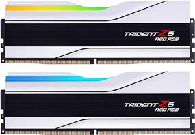 G.SKILL Trident Z5 Neo RGB 32GB (2x16GB) DDR5 6000MHz CL30 White 1.35V UDIMM - Desktop Memory - AMD EXPO (F5-6000J3036F16GX2-TZ5NRW)