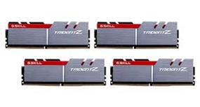 G.SKILL Trident Z 16GB (4x4GB) DDR4 3200MHz CL16 1.35V Desktop Memory (F4-3200C16Q-16GTZB)