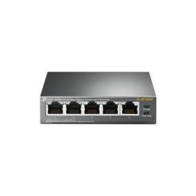 TP-LINK 5-Port 10/100Mbps Desktop Switch with 4-Port PoE (TL-SF1005P)(Open Box)