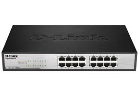 D-LINK (DGS-1016C) 16-Port Switch 10/100/1000 Gigabit Switch Desktop | Rackmount