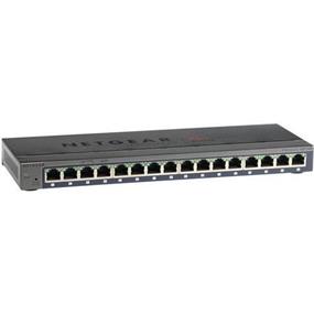 NETGEAR (GS116E-200NAS) ProSafe Plus GS116E Ethernet Switch - 16 Ports - 2 Layer Supported - Wall Mountable - Lifetime Limited Warranty