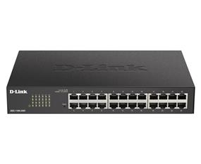 D-Link DGS-1100-24V2 Ethernet Switch - 24 Ports - Manageable - 2 Layer Supported - Twisted Pair - 1U High - Rack-mountable, Desktop