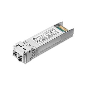 TP-Link 10GBase-SR SFP+ LC Transceiver - For Optical Network, Data Networking - 1 x LC Duplex 10GBase-SR Network - Optical Fiber - 50/125 &micro;m, 62.5/125 &micro;m - Multi-mode - 10 Gigabit Ethernet - 10GBase-SR - Hot-pluggable, Hot-swappable