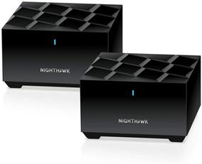 NETGEAR (MK62-100CNS) Nighthawk Whole Home Mesh Wi-Fi 6 System (MK62)  2PK- AX1800 Router with 1 Satellite Extender, Coverage up to 3,000 sq. ft. and 25+ Devices(Open Box)