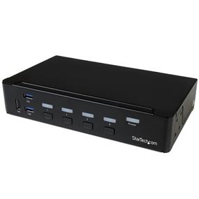 StarTech.com 4-Port HDMI KVM Switch - Built-in USB 3.0 Hub for Peripheral Devices - 1080p (SV431HDU3A2)