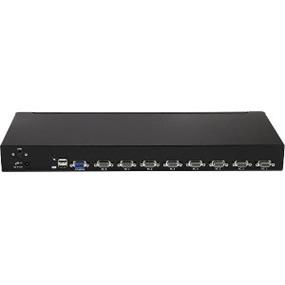 STARTECH 8 Port 1U Rackmount USB KVM Switch Kit with OSD and Cables - 8 Port - 1U - Rack-mountable RACKMOUNT WITH OSD & CABLE