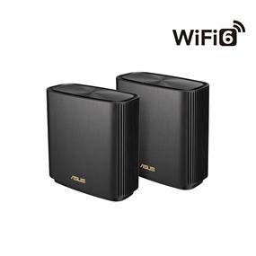 ASUS ZenWiFi XT9 AX7800 Tri-Band WiFi 6 Mesh WiFi System (2 Pack), 802.11ax, up to 5700 sq ft & 6+ rooms, AiMesh, Lifetime Free Internet Security, Parental Controls, Easy Setup, 2.5G WAN port, UNII 4, Charcoal