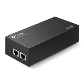 TP-Link (TL-PoE170S) Gigabit PoE Injector, 802.3at/af/bt, Non-PoE to PoE Adapter, Supplies up to 60W (PoE++), Plug & Play, Desktop/Wall-Mount, Distance Up to 328 ft., UL Certified, Black (TL-PoE170S)