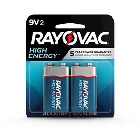 RAYOVAC 9V Alkaline Battery 2 Pack (A1604-2T)