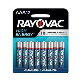 RAYOVAC GENK AAA Alkaline Battery 12 Pack (824-12T)