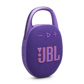 JBL Clip 5 Ultra-Portable Waterproof Speaker with Carabiner, Purple