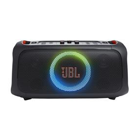 JBL PartyBox On-The-Go Essential Portable Party Speaker with built-in lights & wireless mic, Black