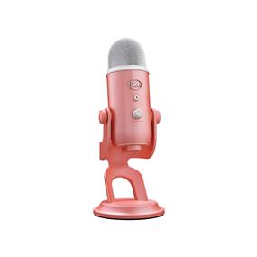 Logitech Blue Yeti Premium USB Gaming Microphone for Streaming,  Special Edition Finish - Pink Dawn