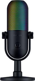 RAZER Seiren V3 Chroma RGB USB Microphone, Black | with Tap-to-Mute | NASA Packaging