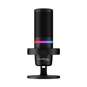 HYPERX DuoCast – RGB USB Condenser Microphone for PC, PS5, PS4, Mac, Low-profile Shock Mount, Cardioid, Omnidirectional, Pop Filter, Gain Control, Gaming, Streaming, Podcasts, Twitch, YouTube, Discord  HMID1R-A-BK/G