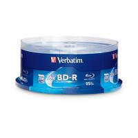 Verbatim BD-R 25GB 16X with Branded Surface, 25pk Spindle (97457)