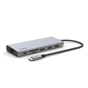 Belkin INC009btSGY Connect 7-in-1 USB-C® Multiport Adapter(Open Box)