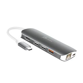 j5create JCD384 USB-C Multi Adapter (10 Functions in 1)