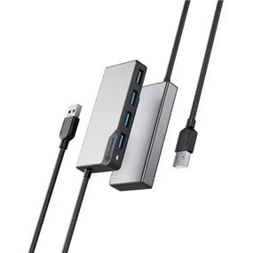 ALOGIC UAFUUA-SGR 4-in-1 USB 3.2 USB-A Hub