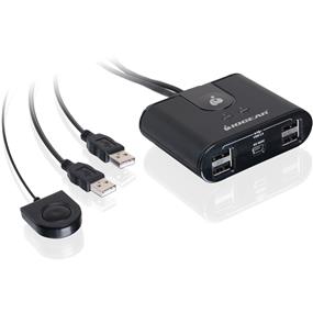 IOGEAR 2x4 USB 2.0 Peripheral Sharing Switch (GUS402)