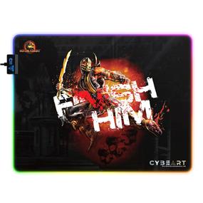 CYBEART | Mortal Kombat - Finish HIM Gaming Mouse Pad | Large Premium RGB LED Licensed Gaming Mouse Pad (450 x 350 x 4mm / Aurora Series)