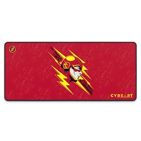 CYBEART | The Flash Gaming Desk Mat (XXL - 900x400x4mm) | Waterproof, Never Slip Base, Stitched Edges, Esports Grade