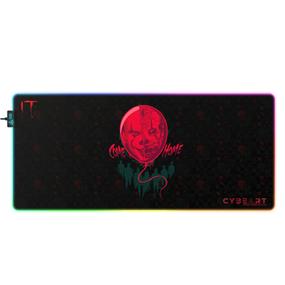 CYBEART | IT - Come Home Gaming Mouse Pad | XXL Premium RGB LED Licensed Gaming Mouse Pad (900 x 400 x 4mm / Aurora Series)