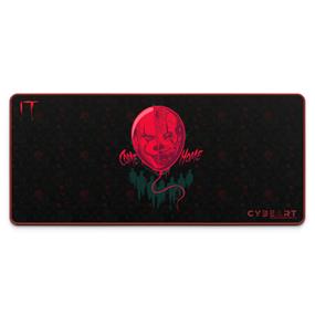 Cybeart | IT - Come Home Gaming Desk Mat (XXL - 900x400x4mm) | Waterproof, Never Slip Base, Stitched Edges, Esports Grade