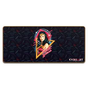 CYBEART | Wonder Woman - Portrait Gaming Desk Mat  | XXL Premium Licensed Gaming Mouse Pad (900 x 400 x 4mm / Rapid Series)