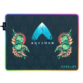 CYBEART | Aquaman - XEBEL Kingdom Gaming Mouse Pad | Large Premium RGB LED Licensed Gaming Mouse Pad (450 x 350 x 4mm / Aurora Series)