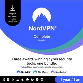 NordVPN Complete -  1-Year Cybersecurity Package for 6 devices [Digital Code]