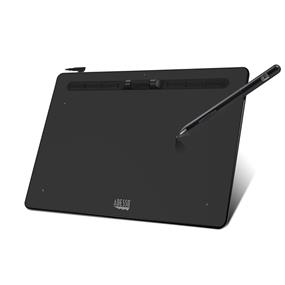 Adesso Graphic Tablet CyberTablet K10 10in x 6in Stylus PC/Mac - Black