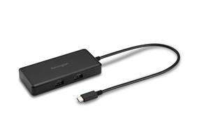 Kensington G1000P USB-C & USB-A, 4K, 85W Power Pass-Through, Mini Dock - Chrome/Win/Mac