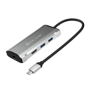 j5create 5-in-1 4K60HZ Elite USB-C® 10Gbps Travel Dock