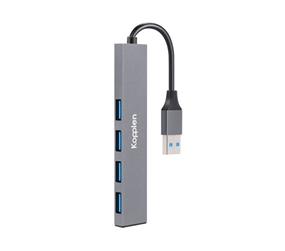 KOPPLEN Ultra Slim USB3.0 4 Port Hub, 4* USB3.0, Space Grey