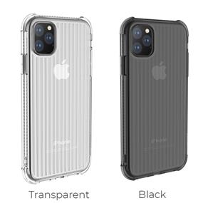 HOCO Soft Armor Series TPU Protective Case for iPhone 11 Pro, Transparent.(HTPro11-TRA)(Open Box)