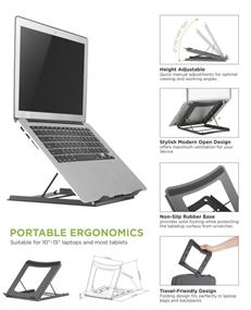 Brateck 10''-15'' Economy Height Adjustable Laptop/Tablet Stand (LPS01-2)