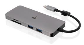 IOGEAR Travel Pro USB-C Dual HD Dock with Power Delivery 3.0 (GUD3C09)