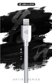 JELLICO Apple USB-A to Lightning Cable Master Series, 1M, Grey (MS-15 I6GR)