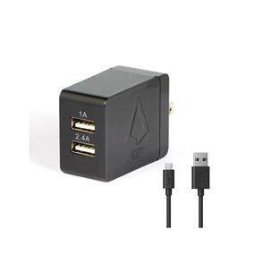 LBT Dual Port Wall Charger with 6ft Micro USB Cable | 2.4 + 1 Amp (LBT052)(Open Box)